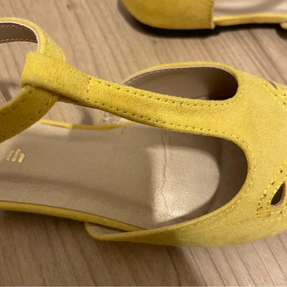 ModCloth Yellow The Zest Is History T-Strap Flats - Size 6 - Picture 12 of 16